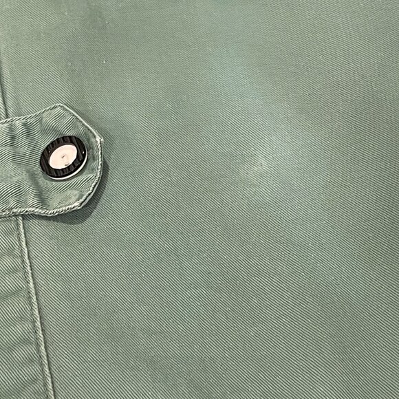 CATAMARAN Button Down Long Sleeve Embellished One of a Kind Shirt, Green - L/XL - Picture 11 of 11